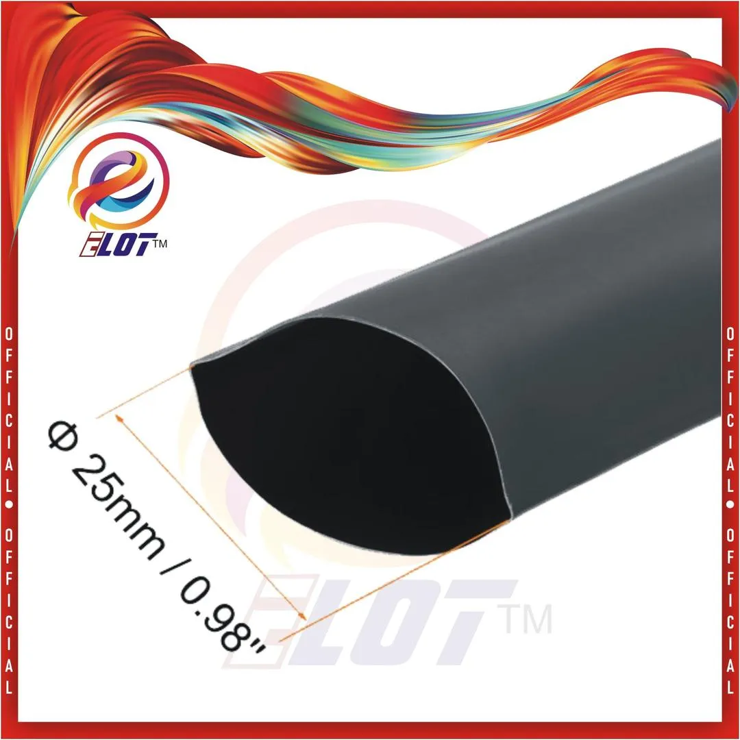 1 meter 25MM HeatShrink Tube sleeve HeatShrink Tubing Shrinkable WrapWire Cable Sleeve Kit100% Original Brand ELOT