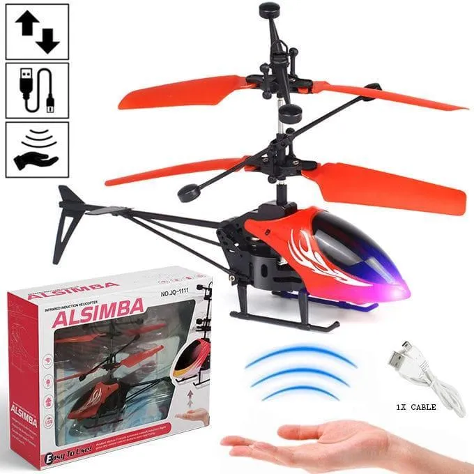 Boy's Silicone Fairy Sensor Helicopter Toy