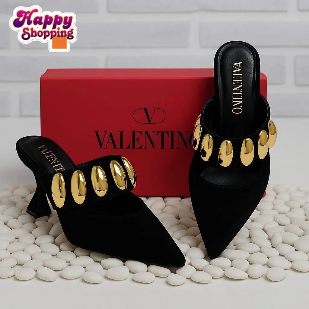 Elegant Women's Velvet Heels - 1 Pcs Fancy, Formal, and Casual Footwear