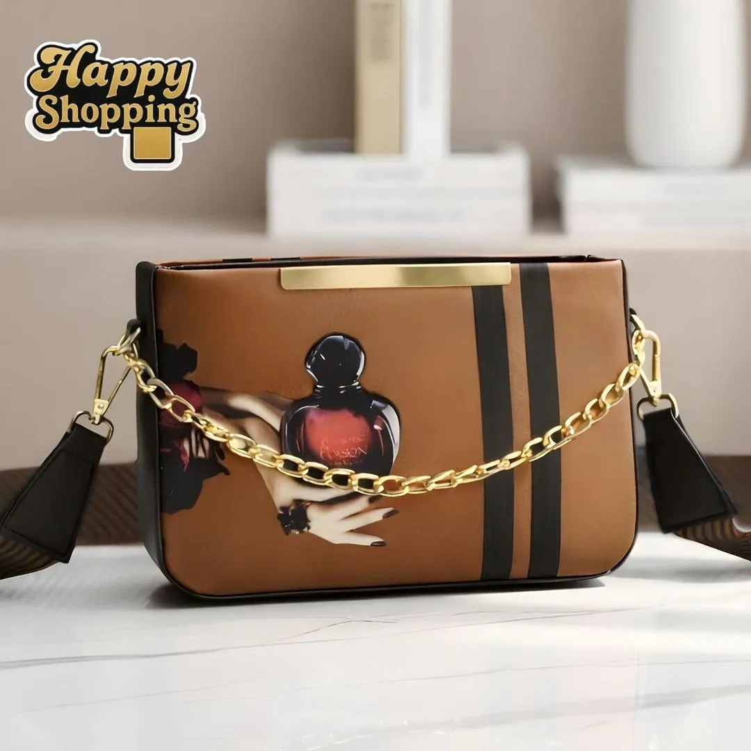 Women's Crossbody Bag Brown Color 