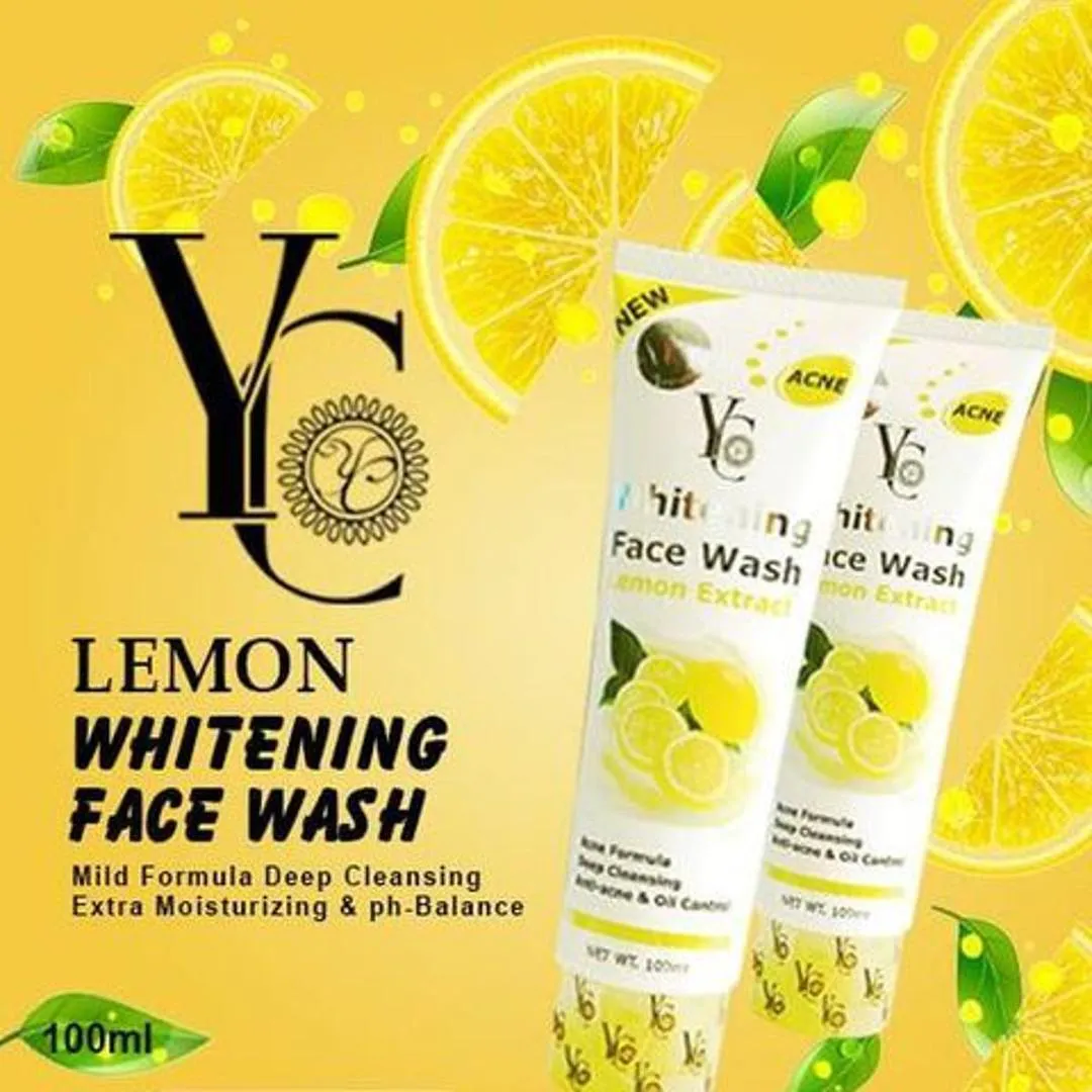 Whitening Face Wash Lemon Extract (100gm) 