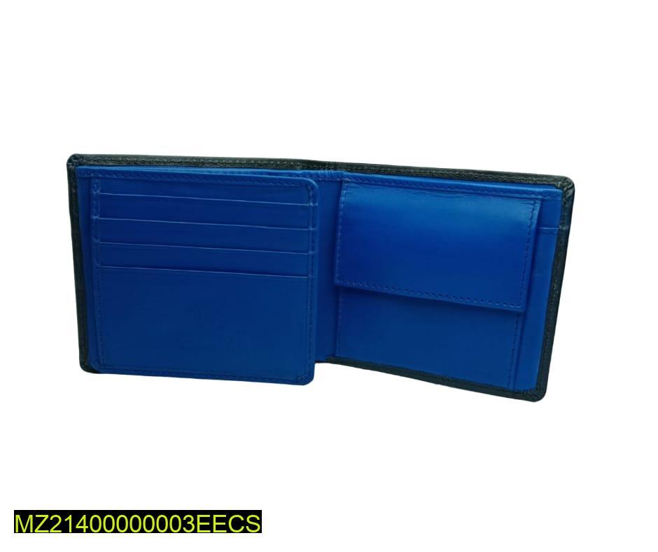 Men's Cow Leather Bi-Fold Wallet