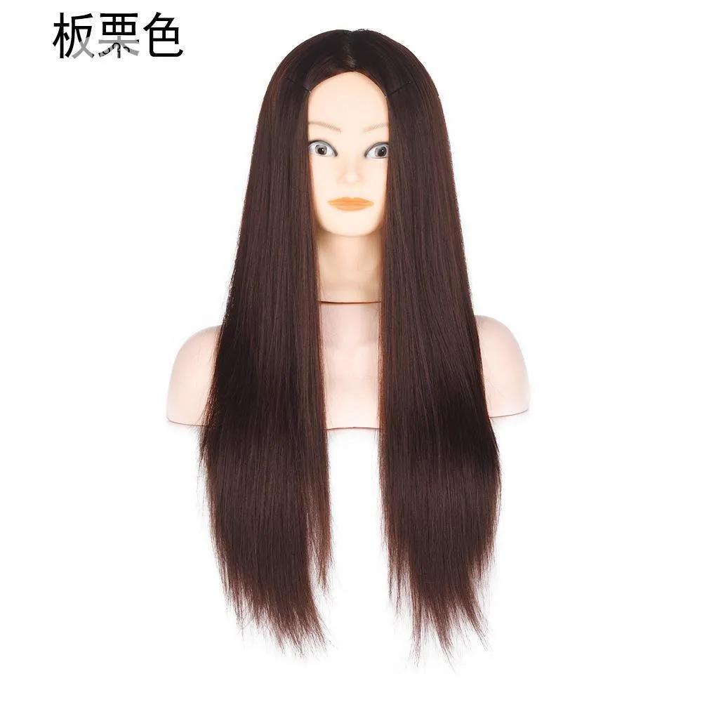 Pakistan Made Full head wig for girls natural Black color