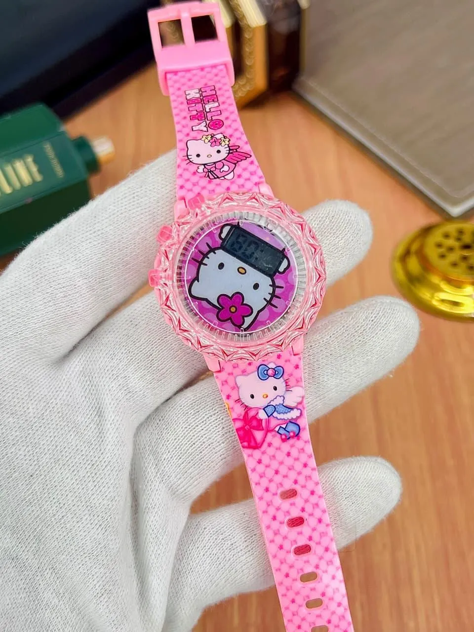 Beautiful Digital Printed Watch for Girls - 1 Pc
