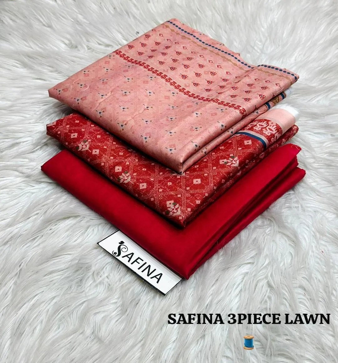 3 Pcs Women's Unstitched Printed Suit