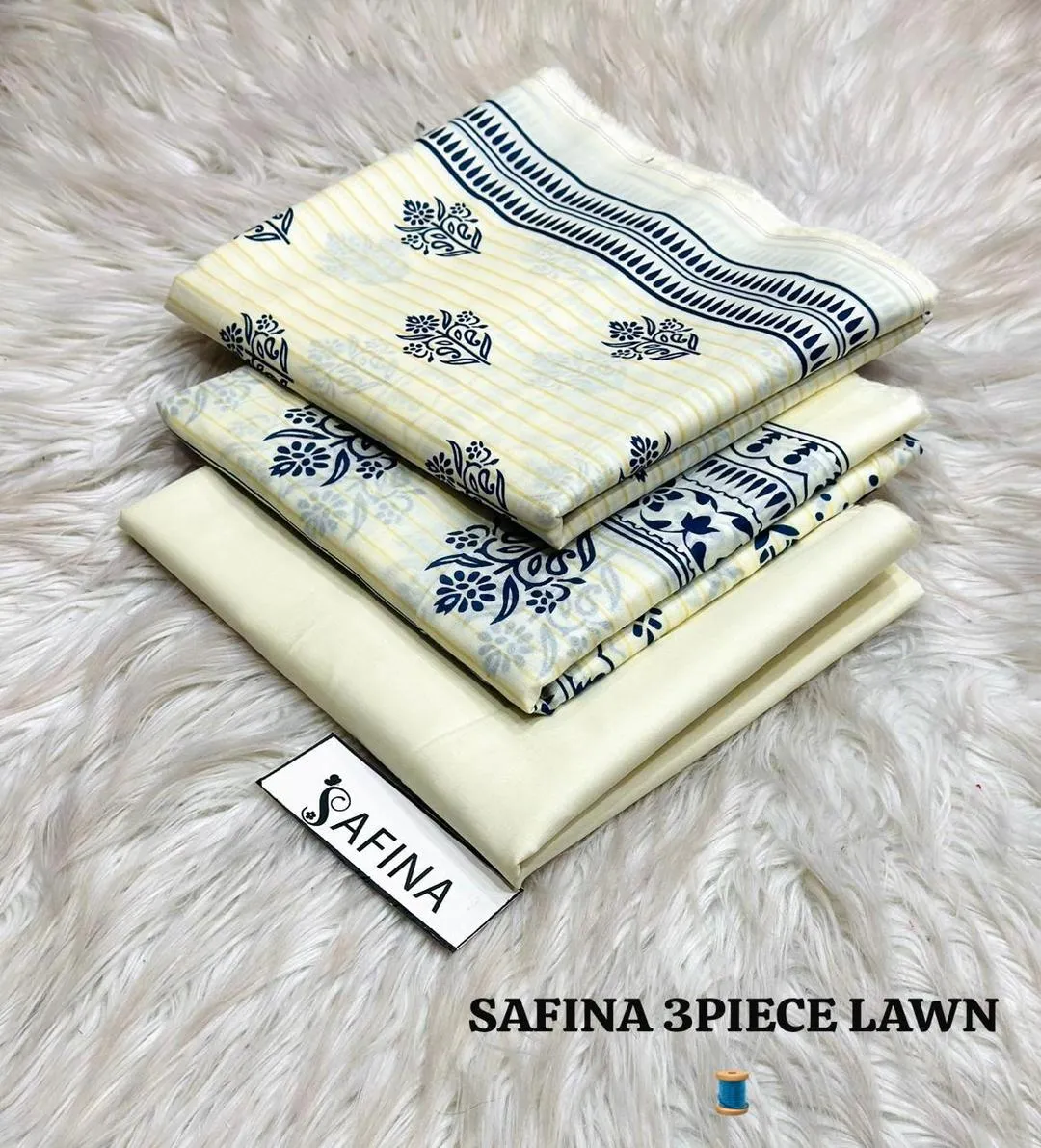 3 Pcs Women's Unstitched Printed Suit