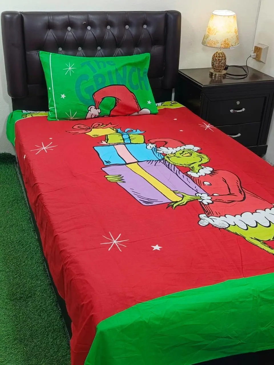 2 Pcs Cotton Printed Single Bedsheet