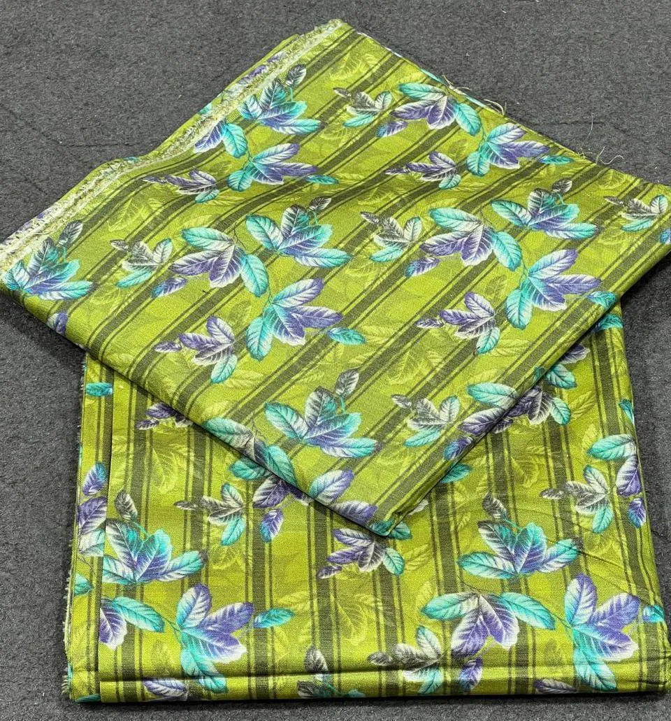 2 Pcs Women's Unstitched Digital Print Suit