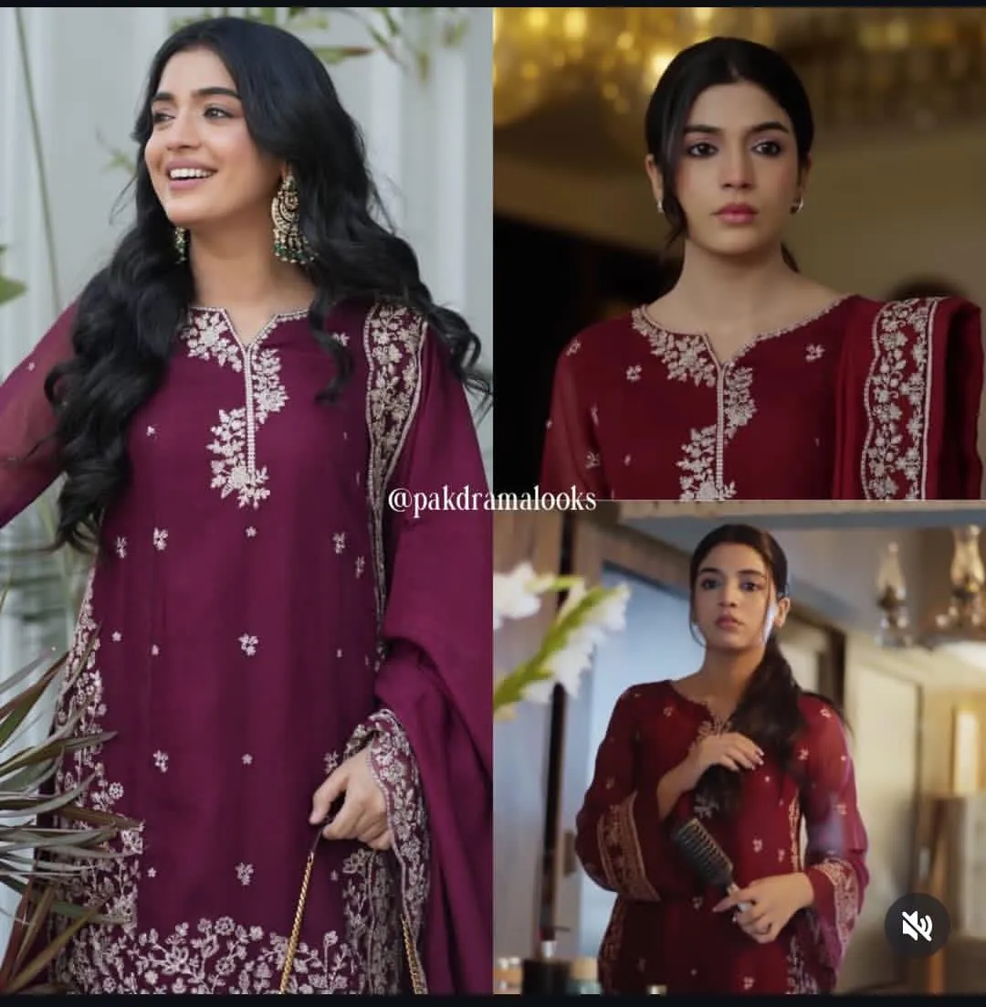 3 Pcs Women's Unstitched Embroidered Suit