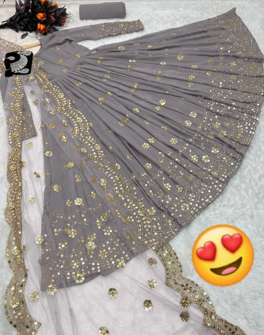 3 Pcs Women's Stitched Shamoz Silk Embroidered Maxi And Trouser