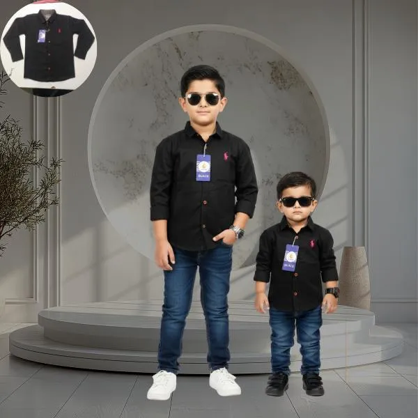 Premium Plan Casual Dress Shirt For Boys