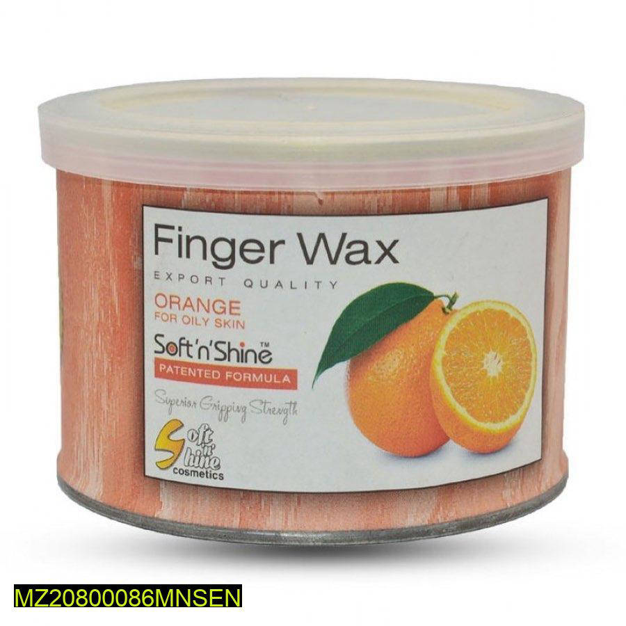250g Soft n Shine Finger Wax, Orange