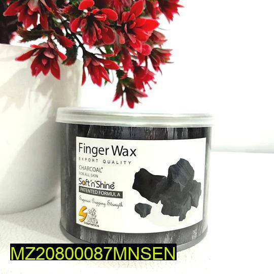 250g Soft n Shine Finger Wax, Charcoal