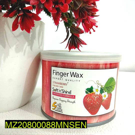 250g Soft n Shine Finger Wax, Strawberry