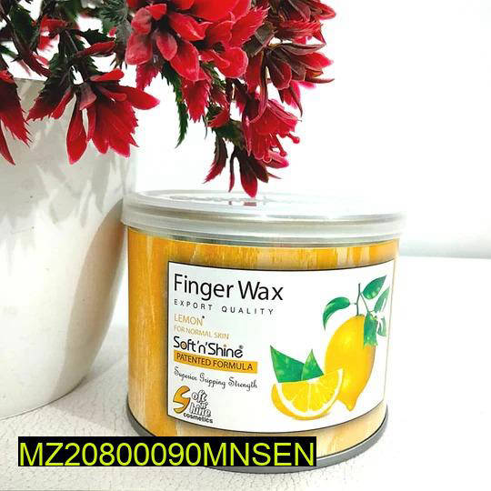 250g Soft n Shine Finger Wax, Lemon