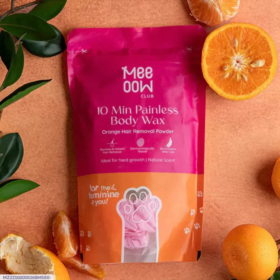 Meow 10 Min Painless Body Wax 50g Orange