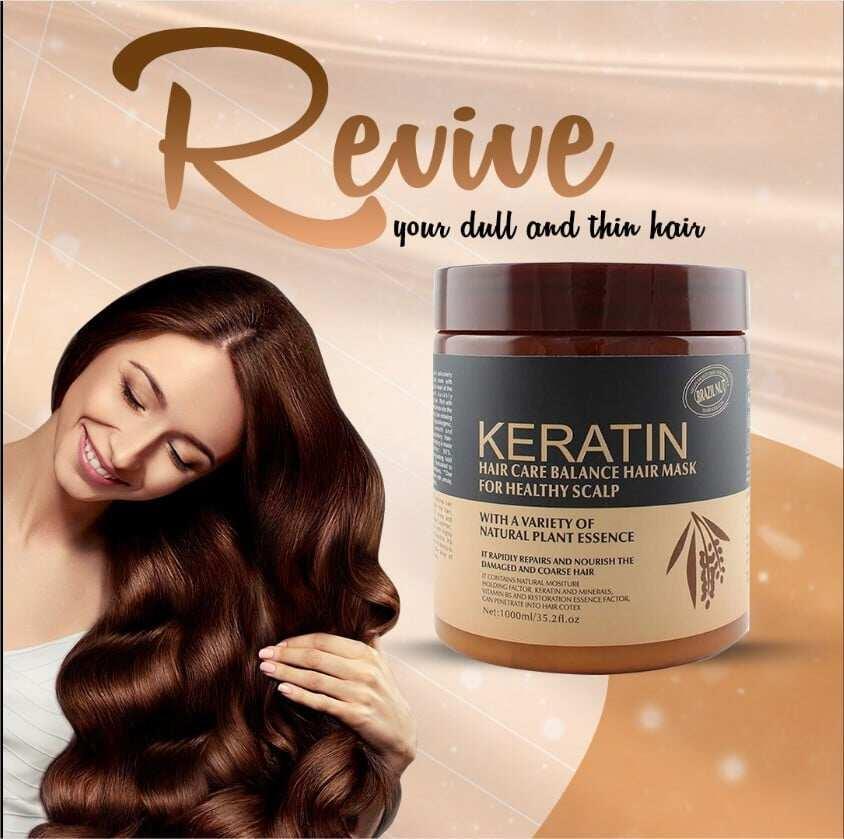 Keratin Hair Mask - Pack Of 2