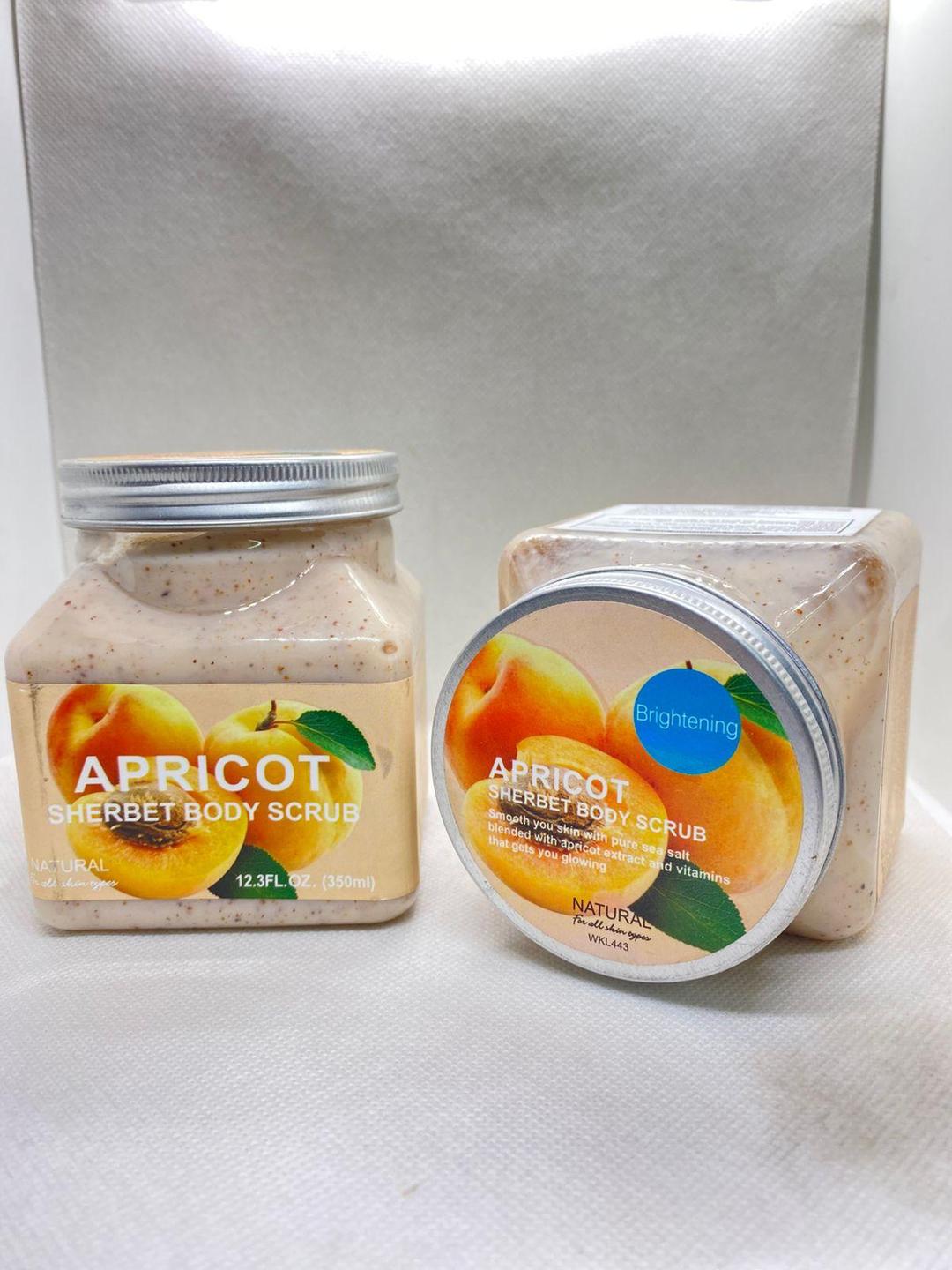 Apricot Body Scrub - Exfoliator for All Skin Types, 350ml