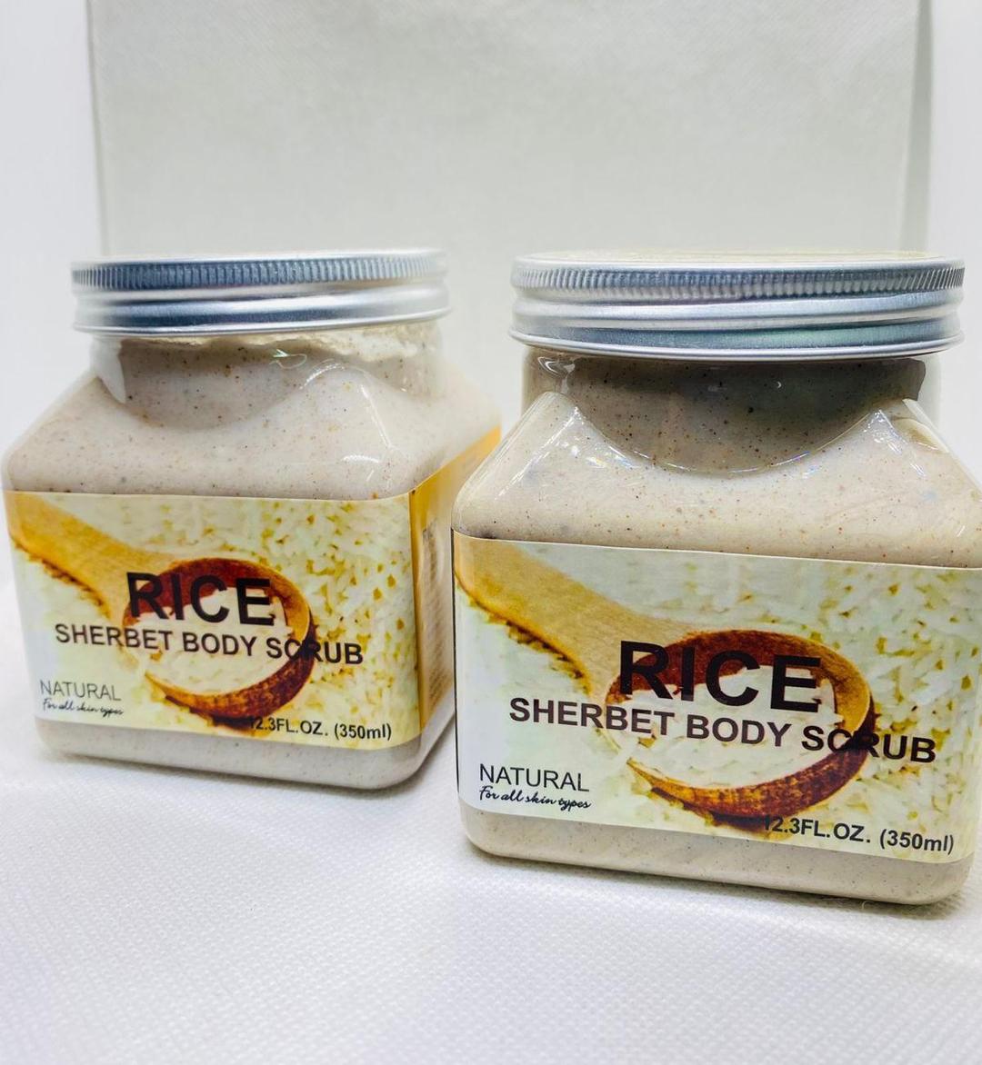 Rice Extract Body Scrub Exfoliator - 350 ml | Rejuvenating & Gentle for All Skin Types