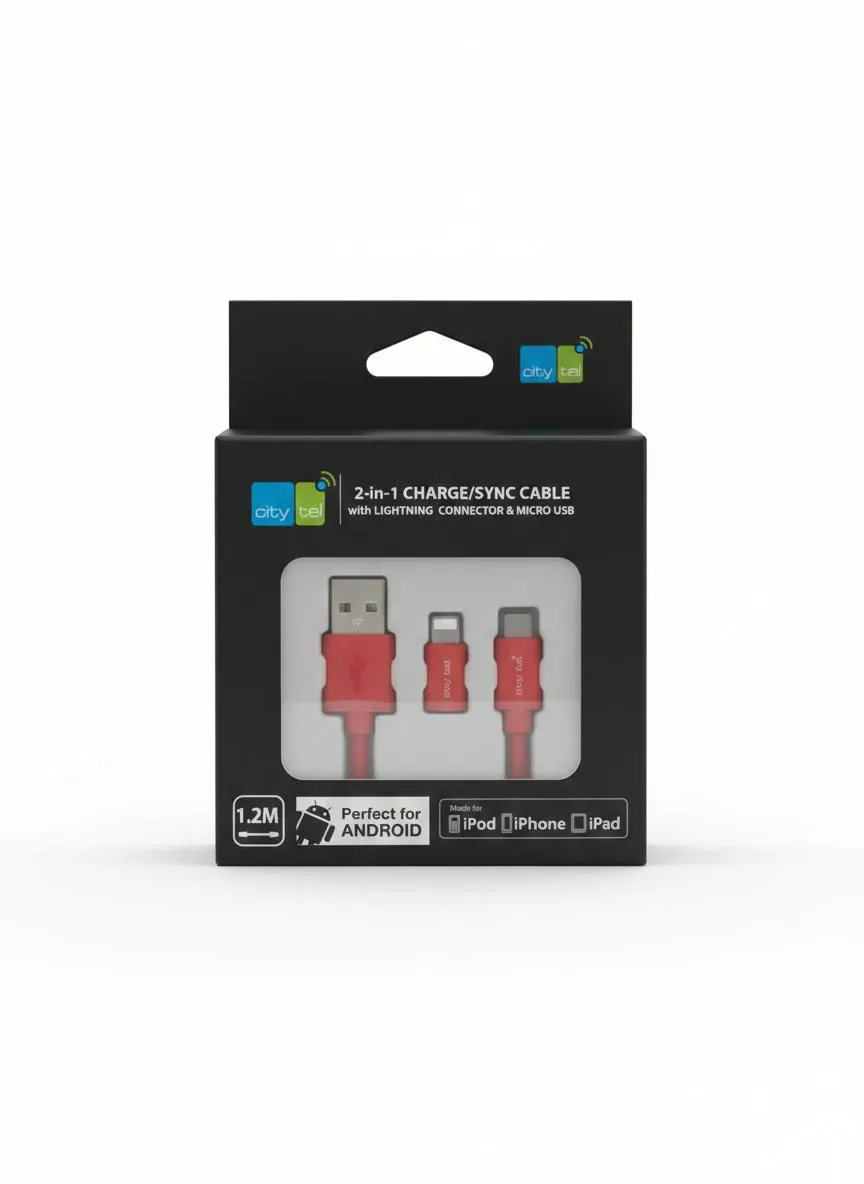 3 in 1 Mini Charging Cable - 33 Watts - Pack of 1