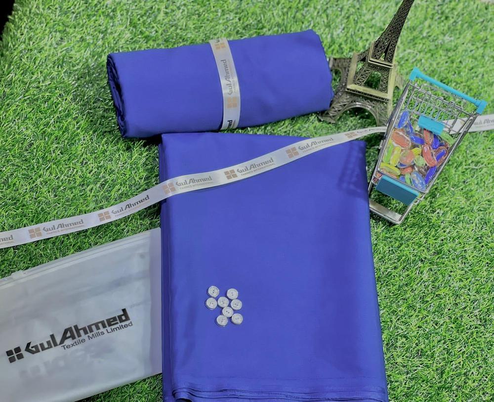 Men's Unstitched Wash And Wear Plain Suit