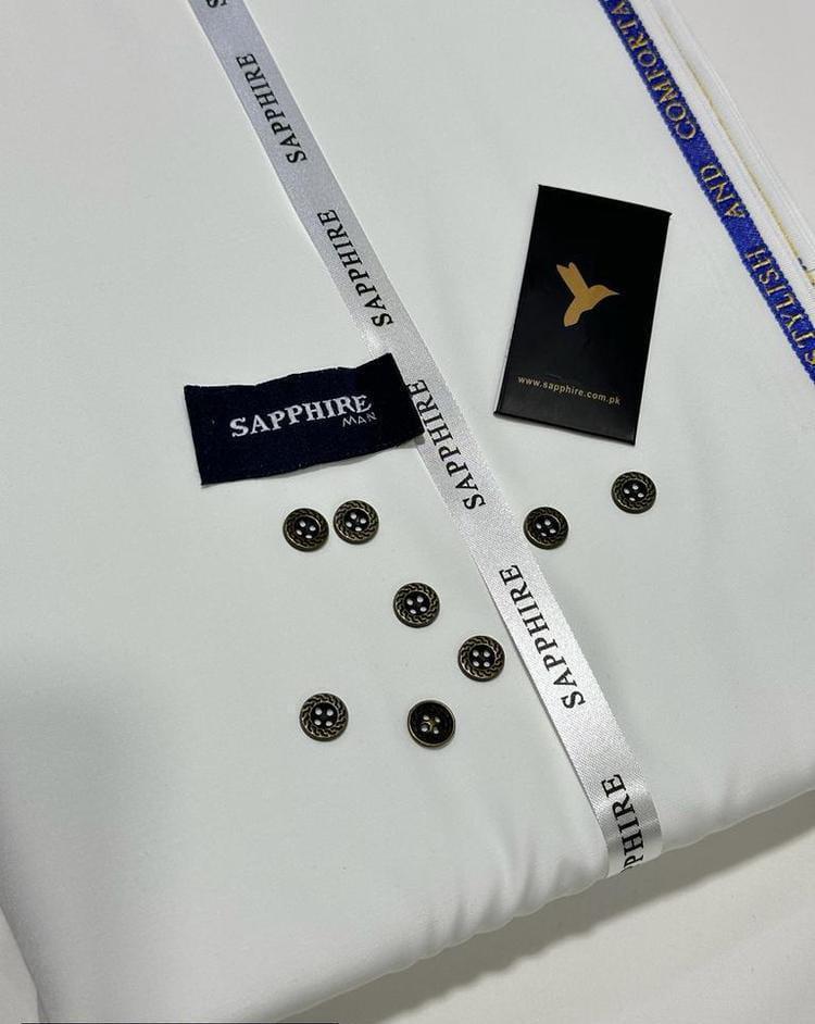 Men's Unstitched Wash And Wear Plain Suit