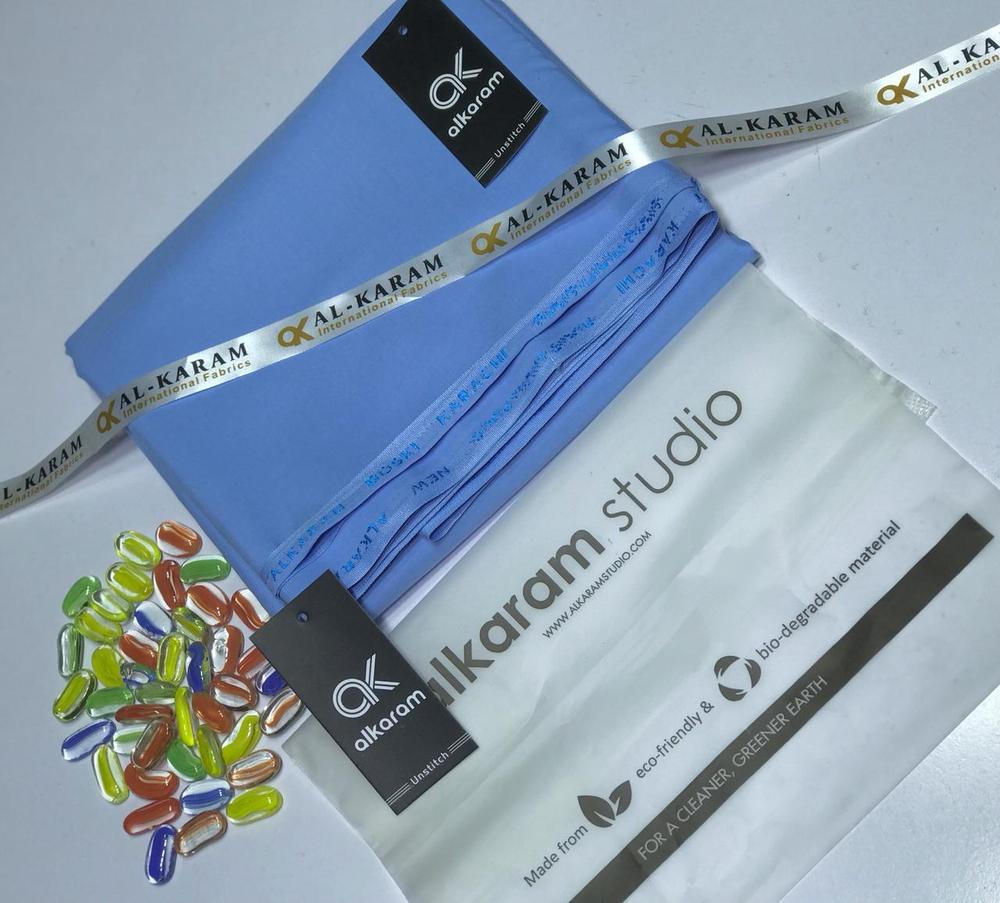 Men’s Unstitched Wash And Wear Plain Suit