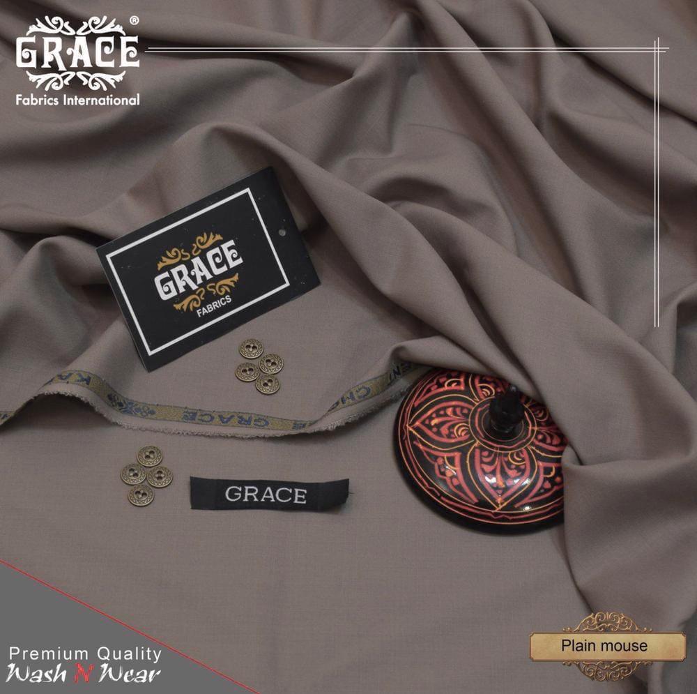 Men’s Unstitched Wash And Wear Plain Suit