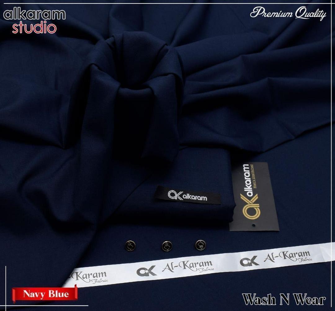 Men’s Unstitched Wash And Wear Plain Suit