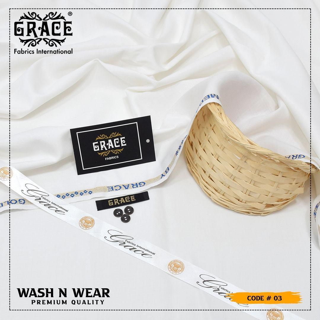 Men’s Unstitched Wash And Wear Plain Suit