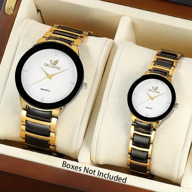 Unisex Best For Couples Watch 2 (1 Men & 1 Women)