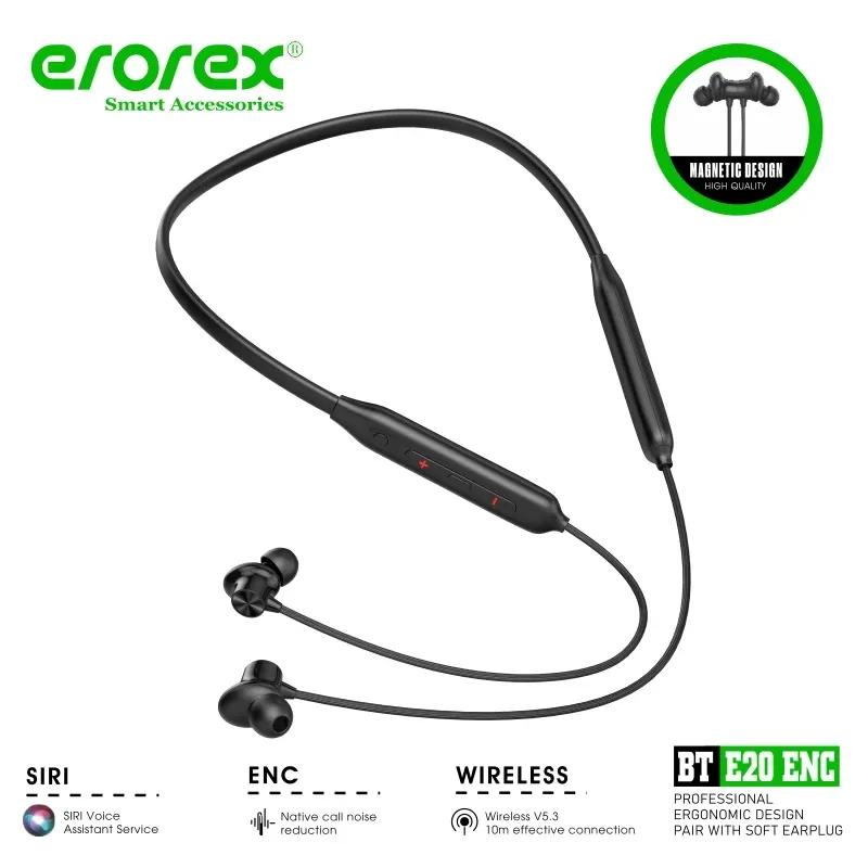 BT-E20 ENC Wireless Bluetooth 5.3 Neckband Music Call Player