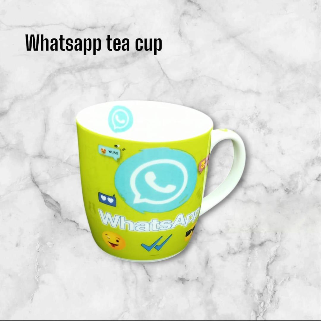 Whatsapp Printed Tea Cup