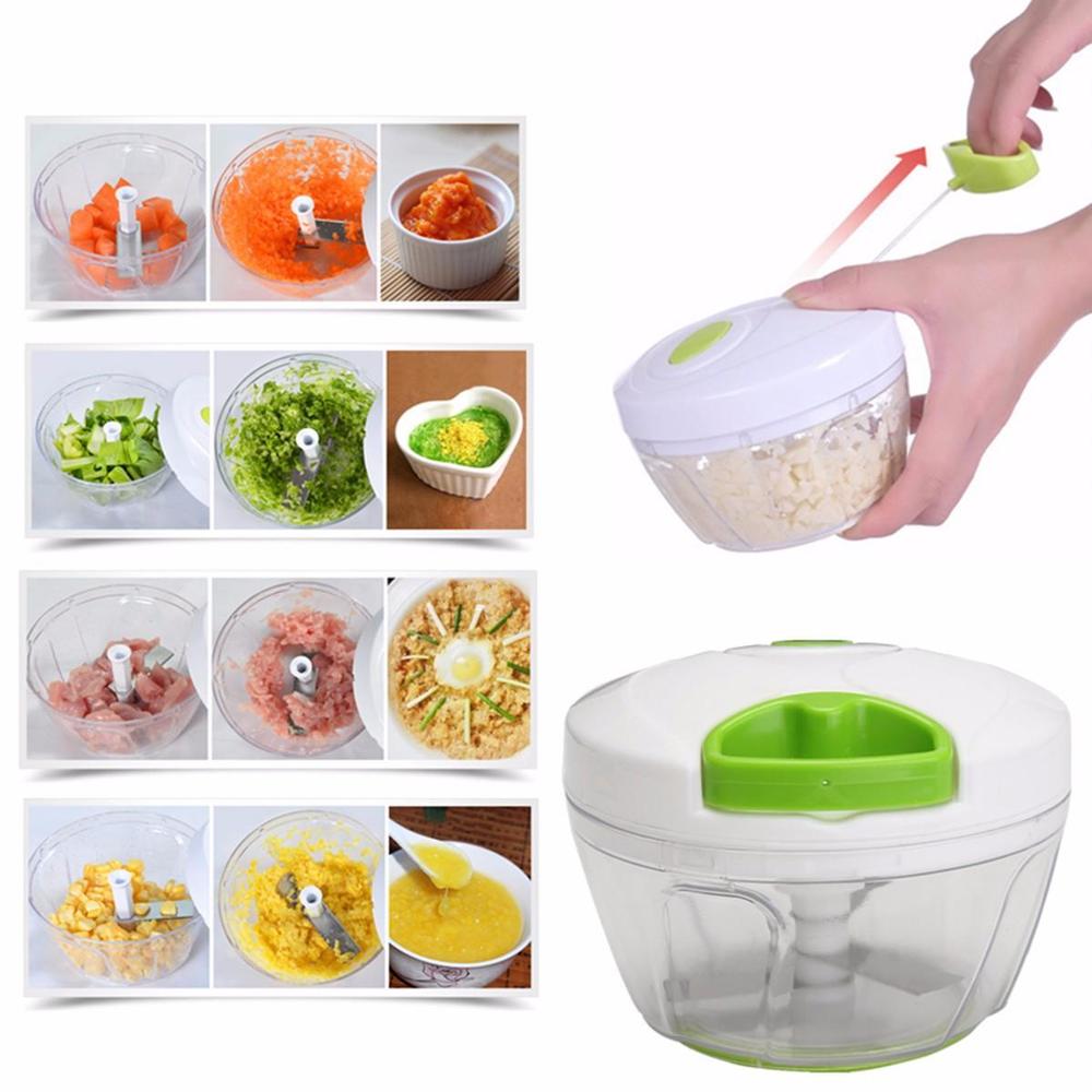 Manual Pull Rope Food Vegetable Blender 