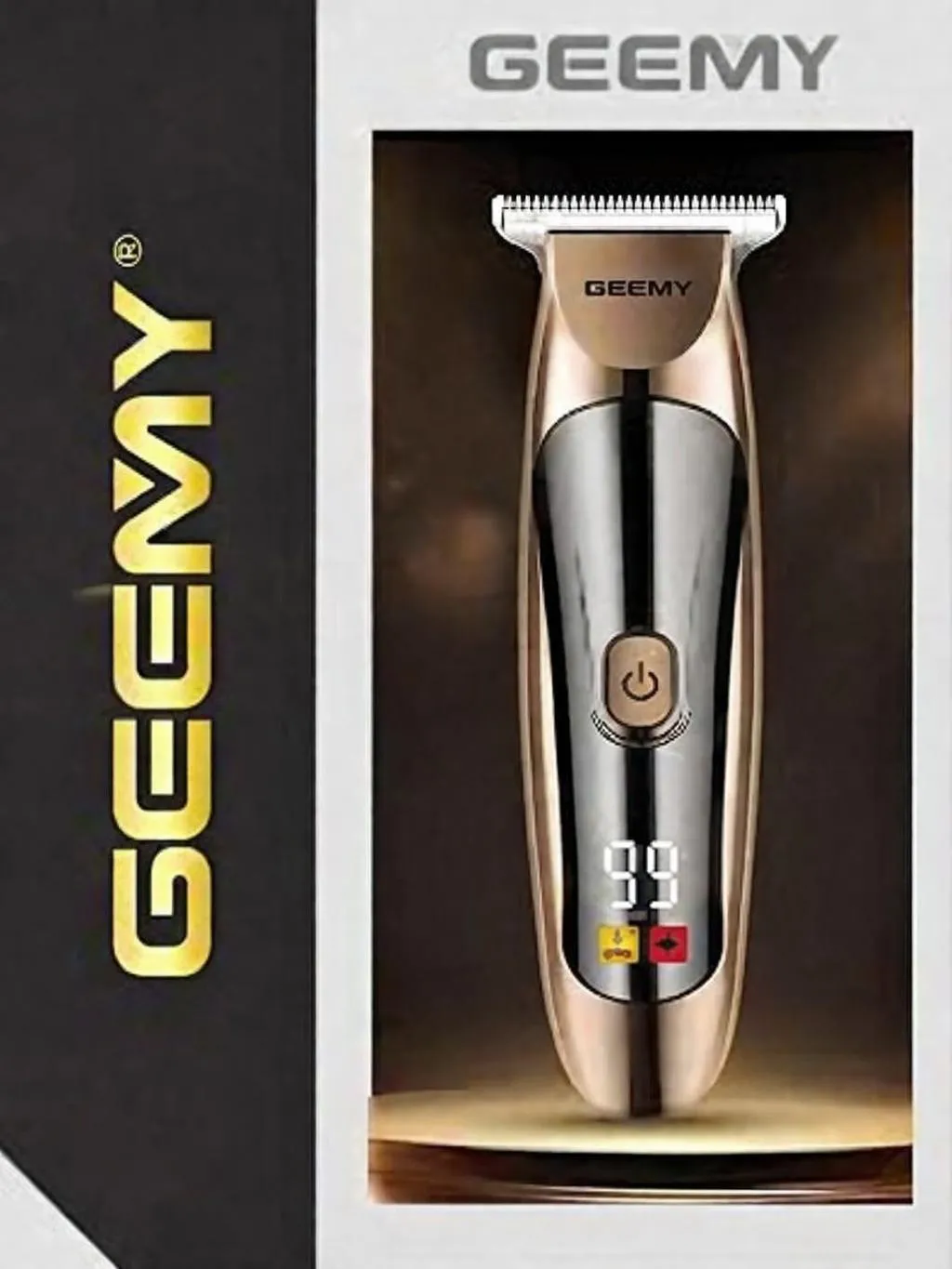GEEMY Professional Hair Trimmer with Stainless Blade & Rechargeable Battery