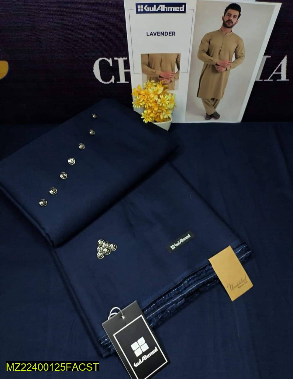 Mens Unstitched Soft Cotton Suit