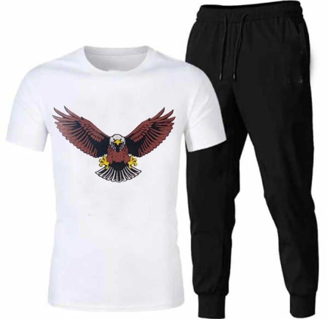 2 Pcs Men's Dri Fit Printed Track Suit