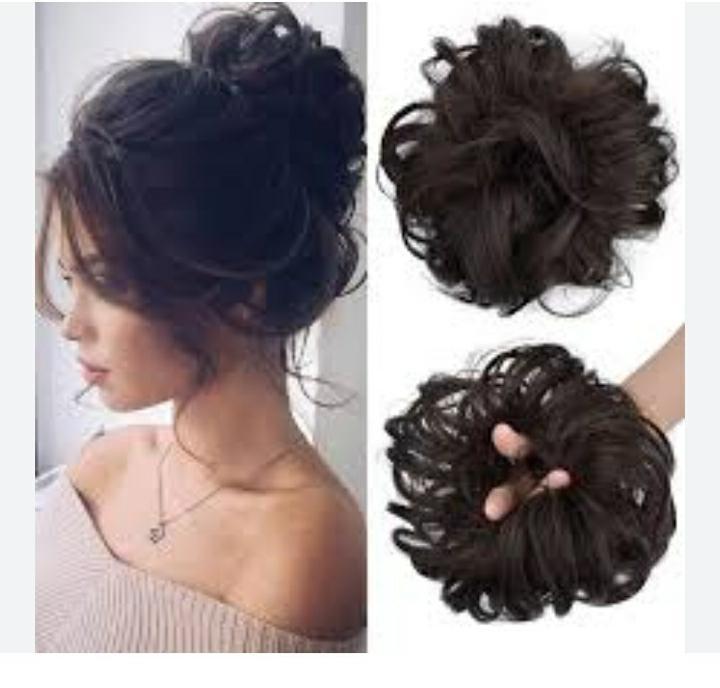  Messy Hair Bun Extension