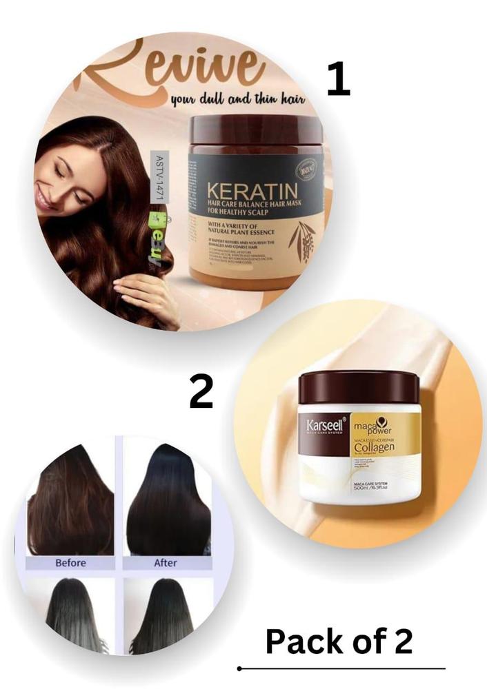 Hair Mask  Pack Of 2 ,  500 Ml
