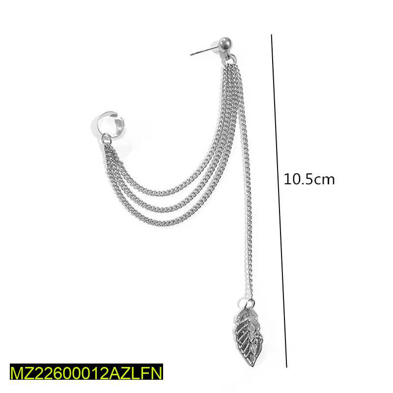 Trendy Silver Earcuffs for Women Party Eid Fashion Jewelry