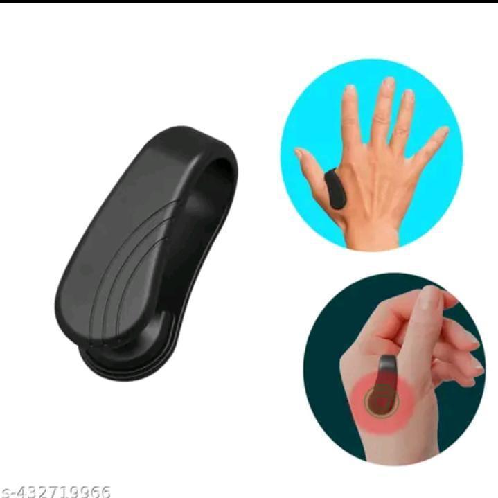 Portable Acupressure Clip Black ABS for Wellness