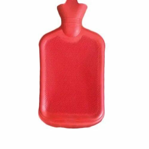 Blue Rubber Hot Water Bottle 355x185cm Leak Proof