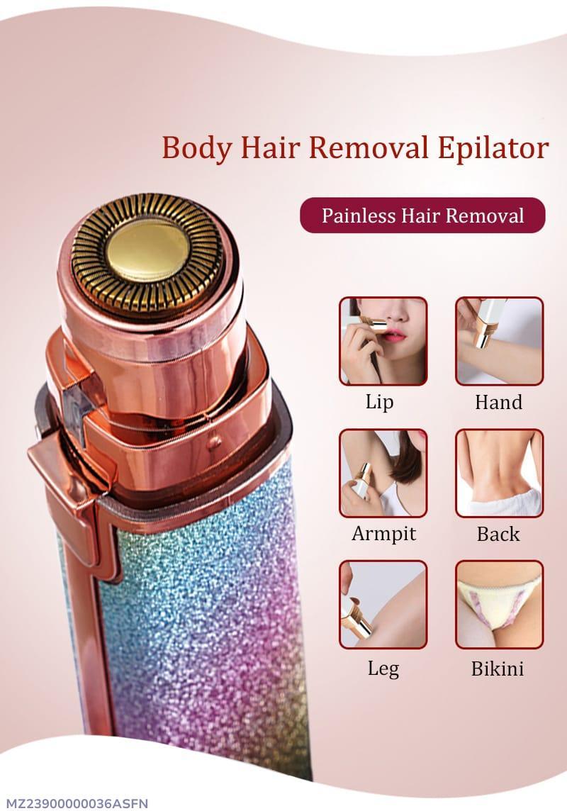 Rechargeable Women's Facial Hair Remover Pen Multicolor ABS