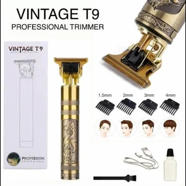 Men's Wet Dry Hair Trimmer with Dragon Design