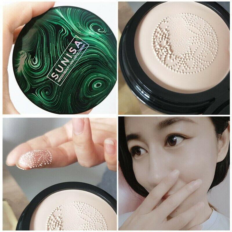 Sunisa Air Cushion CC Cream 24Hr Full Coverage Black Green