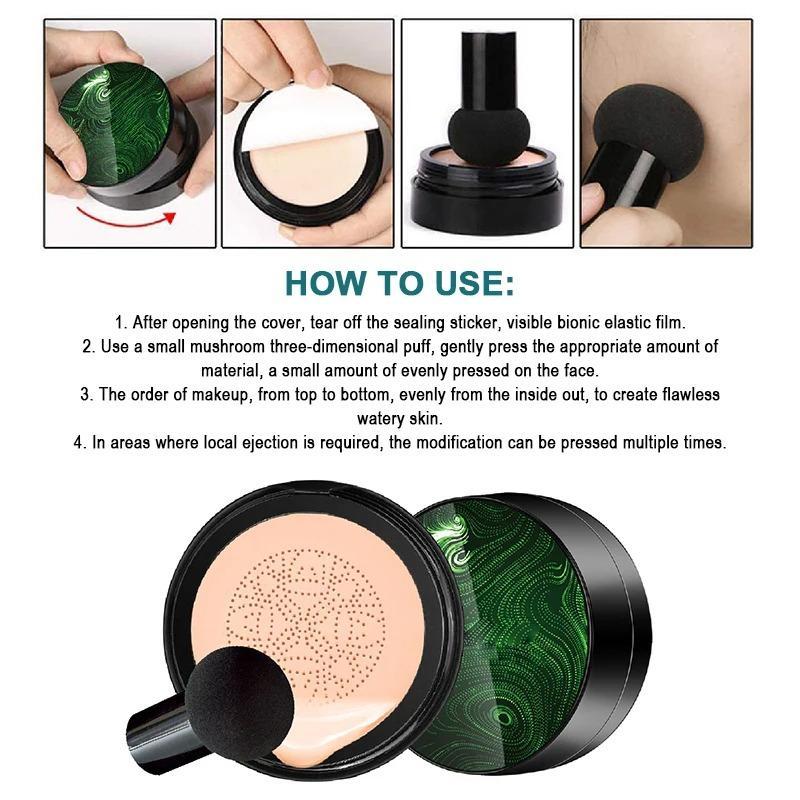 Sunisa Air Cushion CC Cream 24Hr Full Coverage Black Green