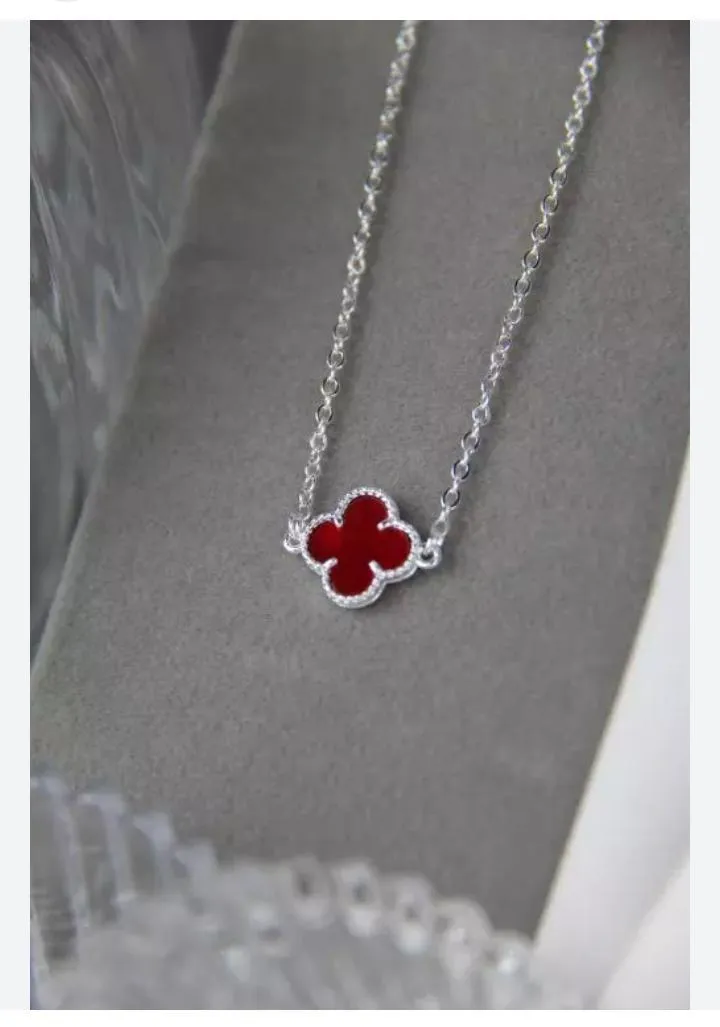 Silver Clover Charm Bracelet Adjustable for Women