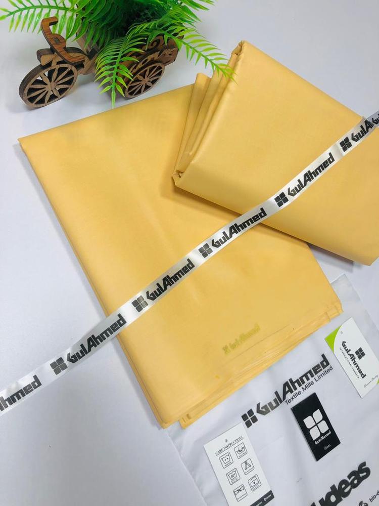 Men’s Unstitched Cotton Plain Suit