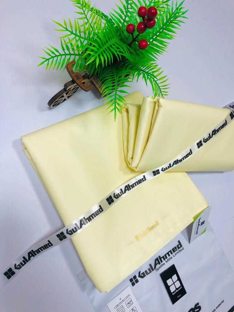 Men’s Unstitched Cotton Plain Suit