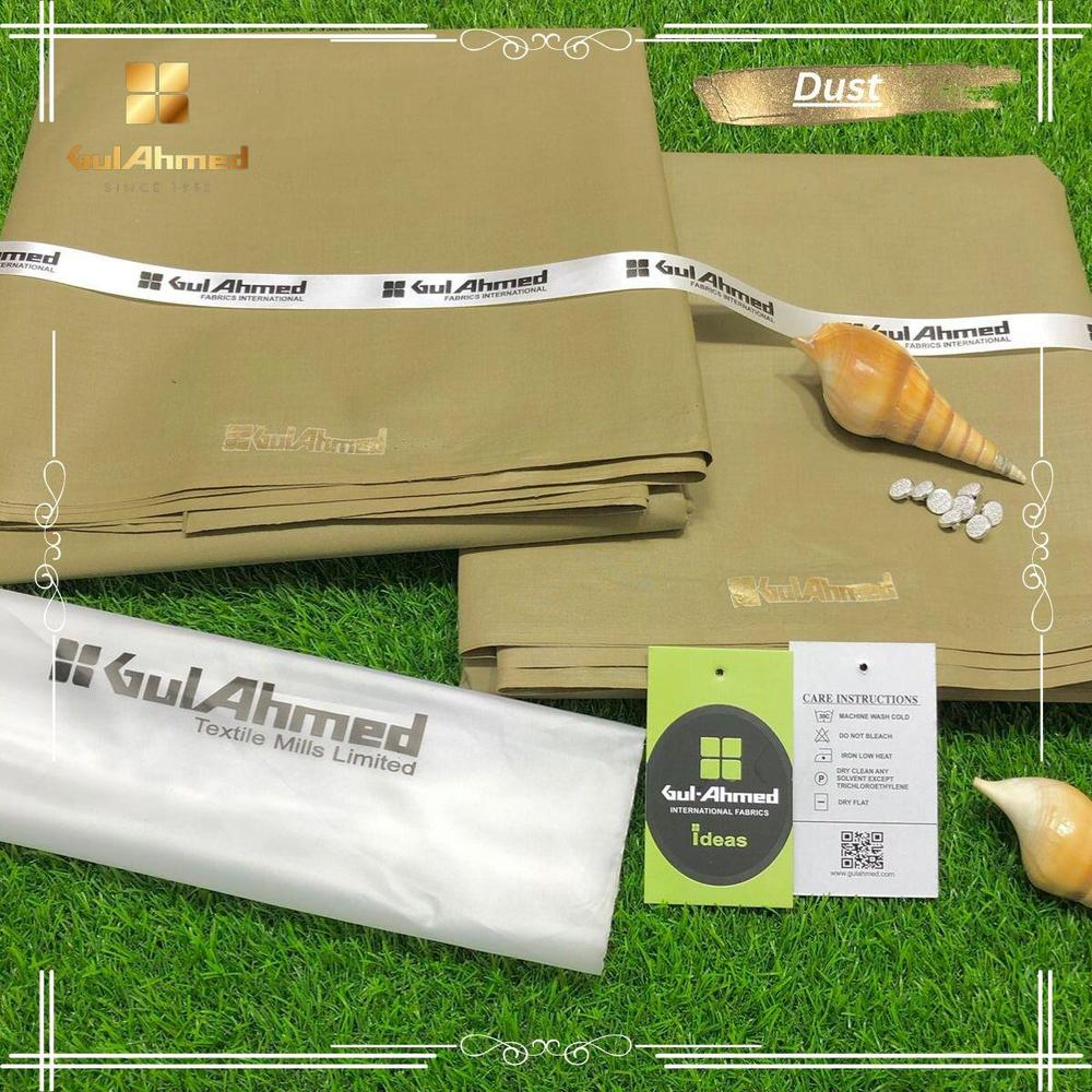 Men’s Unstitched Cotton Plain Suit